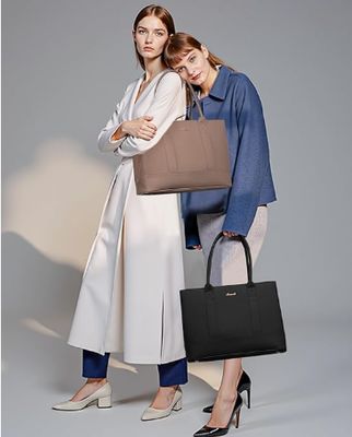 Sac pour ordinateur portable pour femmes, fourre-tout de travail pour ordinateur, sac à main d'affaires, porte-documents de bureau pour cadeau, voyage, enseignant