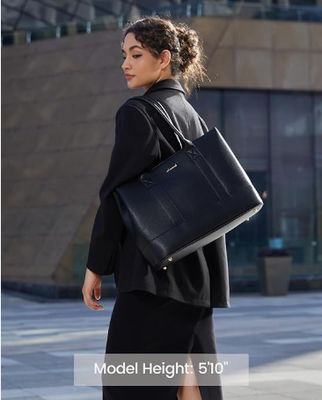 Sac pour ordinateur portable pour femmes, fourre-tout de travail pour ordinateur, sac à main d'affaires, porte-documents de bureau pour cadeau, voyage, enseignant