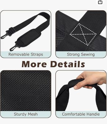 Sac de plage en filet métallique, grand sac fourre-tout de plage, avec poches zippées, adapté aux sacs de piscine familiaux, essentiel pour les jouets et les vacances