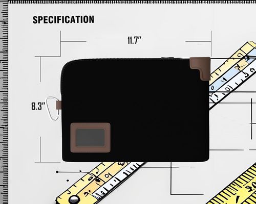 Sac à main, sac de notaire avec verrou, 2 clés, sac à documents imperméable à l'eau, sac à argent avec fermeture à glissière, 11,7 x 8,3 pouces, sacs de dépôt et portefeuille de voyage Protéger passeport, espèces, chèques, cartes de crédit