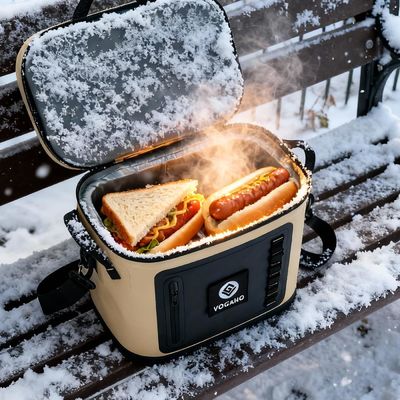 Sac de refroidisseur étanche à l'eau avec rétention de glace 24 heures TPU imperméable à la fuite Construction pour camping en plein air Pêche et voyages en voiture