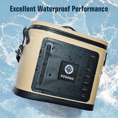 Sac de refroidisseur étanche à l'eau avec rétention de glace 24 heures TPU imperméable à la fuite Construction pour camping en plein air Pêche et voyages en voiture