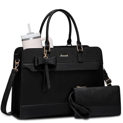 Portemanteau portable pour femmes, sac de travail en cuir, sac d'enseignant d'affaires étanche à l'eau, gros sac à main pour ordinateur, sac à dos, cadeaux de bureau pour femmes