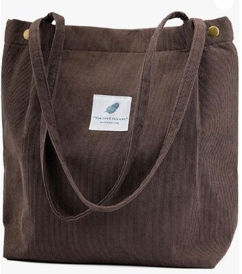 Sac à main en coton-tige Sac à main mignon pour femmes Sac à épaule avec poche intérieure pour le travail Plage Voyage et achats