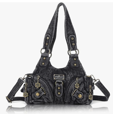 Sacs à main pour femmes Petits sacs d'épaule Hobo Vagen Sac à dos en cuir multi-poche avec fermeture à glissière