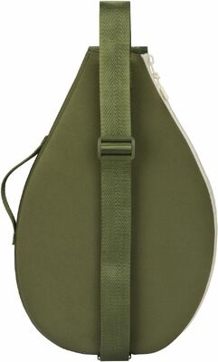Neoprène rembourré sac de protection de raquette de tennis avec poche. Conception à manche douce, 2 compartiments, adapté au tennis, squash, raquettes de badminton, port à une épaule ou à travers le corps.