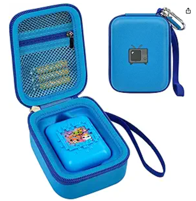 Étui de transport sur mesure pour animal de compagnie numérique interactif Bitzee | Poche pour piles et dragonne amovible, évite les chutes et les rayures, rangement de voyage et cadeau, boîte uniquement