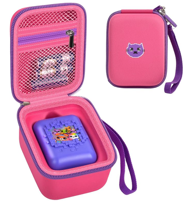 Étui de transport sur mesure pour animal de compagnie numérique interactif Bitzee | Poche pour piles et dragonne amovible, évite les chutes et les rayures, rangement de voyage et cadeau, boîte uniquement