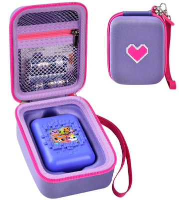 Étui de transport sur mesure pour animal de compagnie numérique interactif Bitzee | Poche pour piles et dragonne amovible, évite les chutes et les rayures, rangement de voyage et cadeau, boîte uniquement