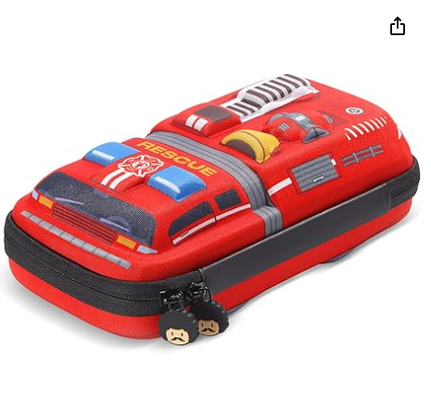 rockpapa Carrosserie de crayon pour voiture de course de grande capacité, boîte à crayons, boîte de rangement pour élèves