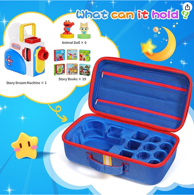 Boîtier de transport dur adapté aux petits tikes Story Dream Machine Books Set de démarrage, boîtier de voyage protecteur grand pour Storytime Audio Play réel pour la collection de personnages Littles, (boîte uniquement)