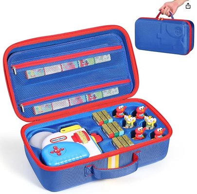 Boîtier de transport dur adapté aux petits tikes Story Dream Machine Books Set de démarrage, boîtier de voyage protecteur grand pour Storytime Audio Play réel pour la collection de personnages Littles, (boîte uniquement)