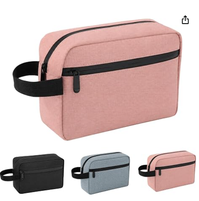 Trousse de toilette de voyage pour hommes et femmes, sac de maquillage suspendu organisateur rose | Trousse de toilette imperméable pour articles de toilette, accessoires, trousse de rasage et sac organisateur suspendu cosmétique, pour voyage, salle de bain, cadeau