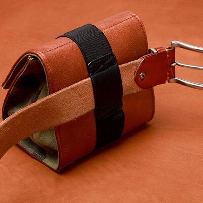 CANPIS boîtier pour appareil photo sans miroir, petit sac en cuir, sac à lentilles, sac de voyage pour la photographie, sac de rangement portable extérieur