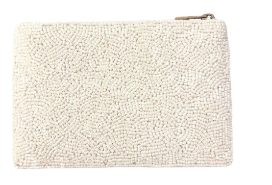 Sac à pièces OU à perles à double face Crimson Léger Sécurisé Fermeture à fermeture à glissière Taille de stade Accessoire approuvé pour la journée de jeu