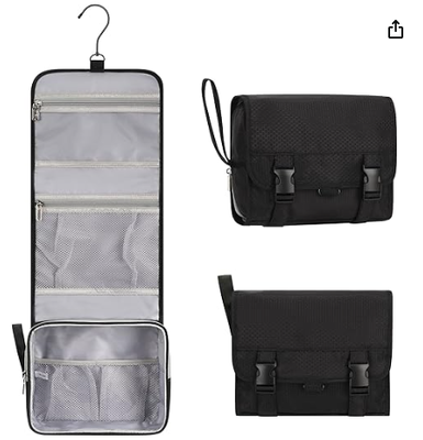 Petit sac de toilettes suspendu pour femmes, organisateur suspendu en fleurs.