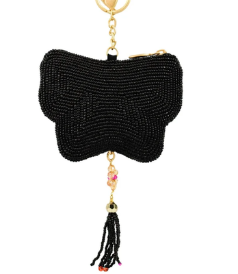 Vol de pièces de monnaie de fantaisie portefeuille Rings de clé et accroche facile à ouvrir le déclencheur Perles de pièces de monnaie petits sacs