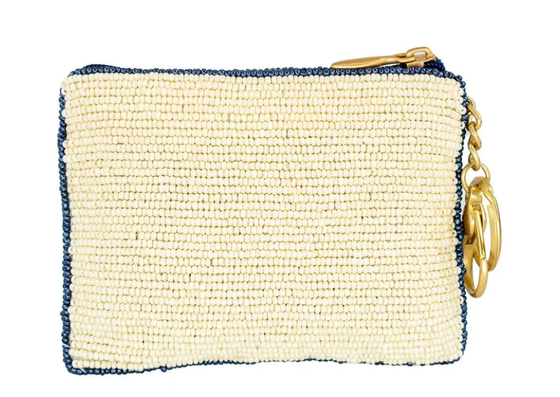 Sac à main à pièces de monnaie à l' œil attraper un papillon sac à monnaie avec des motifs floraux de perles audacieux joueur boucle de clef et fermeture à fermeture à glissière parfait pour les petits éléments essentiels