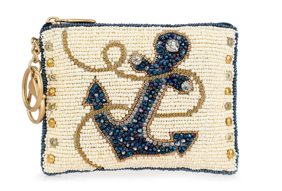 Sac à main à pièces de monnaie à l' œil attraper un papillon sac à monnaie avec des motifs floraux de perles audacieux joueur boucle de clef et fermeture à fermeture à glissière parfait pour les petits éléments essentiels