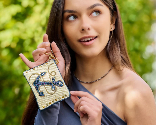 Sac à main à pièces de monnaie à l' œil attraper un papillon sac à monnaie avec des motifs floraux de perles audacieux joueur boucle de clef et fermeture à fermeture à glissière parfait pour les petits éléments essentiels