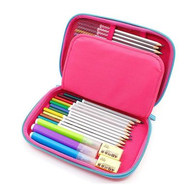 Trousse à crayons en EVA durable, coque rigide, design licorne 3D, peut contenir jusqu'à 60 stylos, forme, style et couleur personnalisables