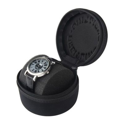 Velours de Mutispandex EVA Mens Watch Jewelry Box rayant la couleur noire