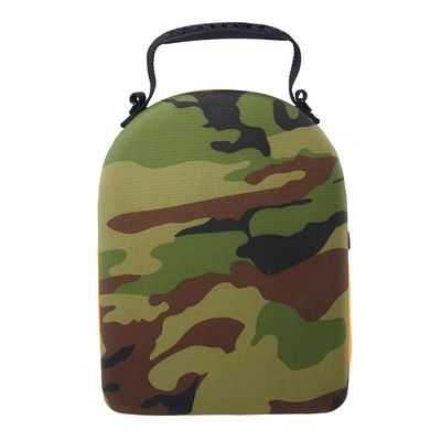 Doublure d'EVA Storage Case Knitted Fabric de transporteur de chapeau de couleur de camouflage