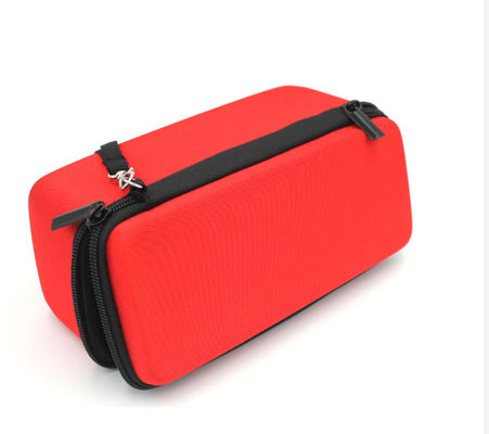 Étui haut-parleur en cuir EVA étanche au choc Pantone Color Mesh Pocket Eva Hard Case Étui haut-parleur étanche au choc Etui/sac avec sangle BY Matériau en cuir PU