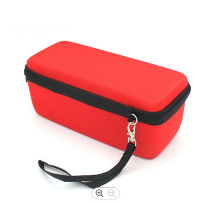 Étui haut-parleur en cuir EVA étanche au choc Pantone Color Mesh Pocket Eva Hard Case Étui haut-parleur étanche au choc Etui/sac avec sangle BY Matériau en cuir PU