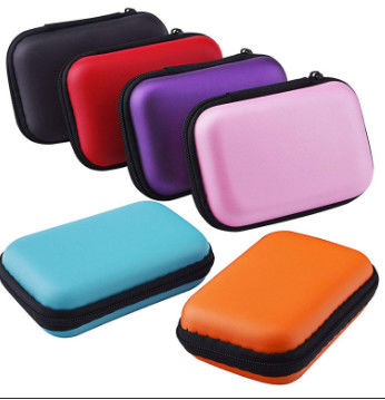 Sac de transport de tirette d'unité centrale d'écouteur en cuir d'EVA Hard Cases Knitted Fabric