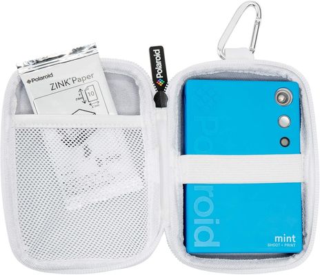 Tirette de polyester d'EVA Camera Case de relief par couleur blanche 600D protectrice