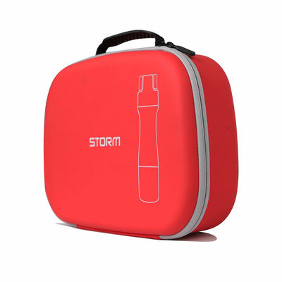 Étui de transport EVA à fermeture éclair avec impression de logo, organisateur à coque rigide protectrice durable pour les voyages et les affaires