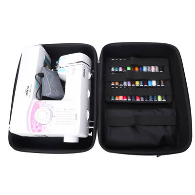 EVA étanche à l'impact boîtier à outils removable coussin de couture porteuse boîtier EVA boîtier à outils boîtier à couture boîtier avec détachable chariot Dolly Tote avec coussin de fond amovible