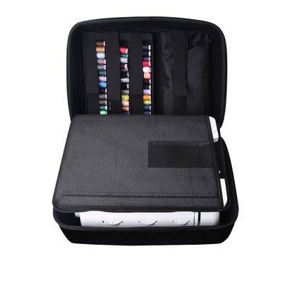 EVA étanche à l'impact boîtier à outils removable coussin de couture porteuse boîtier EVA boîtier à outils boîtier à couture boîtier avec détachable chariot Dolly Tote avec coussin de fond amovible