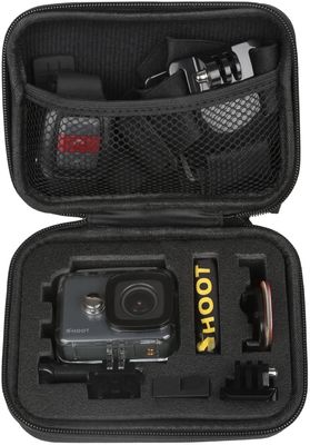 Le CE en caoutchouc de logo de plat d'EVA Go Pro Hard Case de Spandex imperméable a approuvé