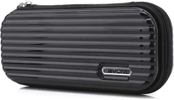 Trousse à crayons EVA en polyester durable et cuir PU avec doublure en tissu doux et plusieurs compartiments intérieurs