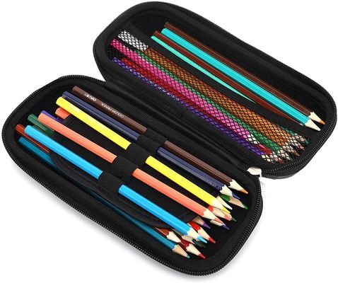 900D polyester EVA Pencil Case Pen Pouch pour des étudiants universitaires