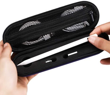 Étui à crayons en EVA imperméable, coque rigide de protection antichoc, design élégant avec doublure en velours et taille personnalisée pour le bureau