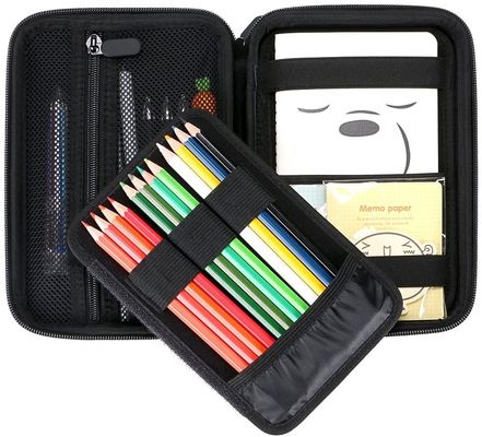 Étui à crayons étanche en EVA avec coque rigide imprimée en 3D, design élégant avec plusieurs options de couleur et taille personnalisable