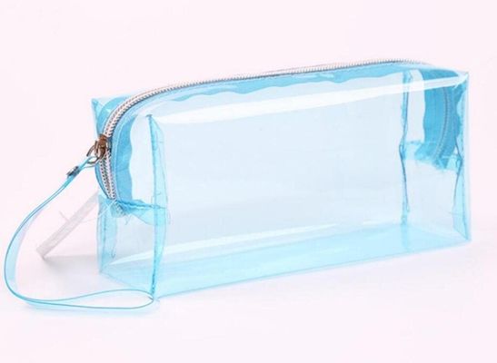 Trousse d'écolier en plastique dure d'EVA Transparent Pen Pouch Pvc avec des compartiments