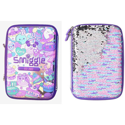 Étui à crayon EVA personnalisé avec des caractéristiques étanches à l'eau, des poches en maille et des options de logo de plaque métallique en relief