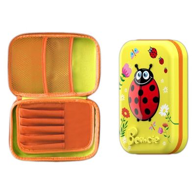 OEM gravant EVA Pencil Case en refief