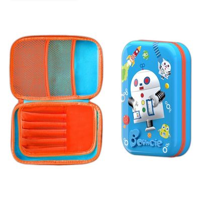 Boîte à crayons à fermeture à glissière de type non fini avec fermeture à glissière en nylon personnalisée 5
