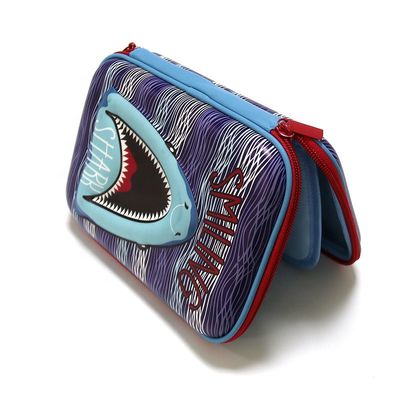 Étui à crayon EVA tactile 3D personnalisé avec logo de défonçage Grande capacité coque dure Convient pour le stockage et les accessoires de papeterie des étudiants