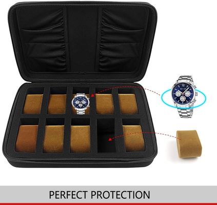Boîte fabriquée à la main de collection d'EVA Watch Case Embossing Logo de Spandex