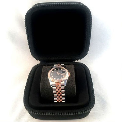 Logo durable de Debossing de boîte de rangement de 3D EVA Pocket Watch Display Case