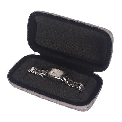 Tirette simple de luxe en cuir portative d'EVA Watch Case 14.5*8*6 cm