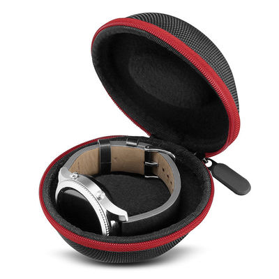 Surface en nylon d'EVA Watch Organiser Box fermée par tirette 10.7x9.2x6.2 cm 1680D
