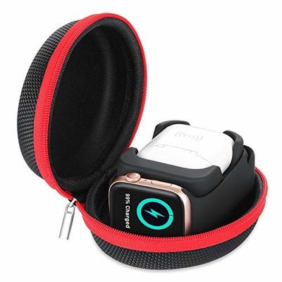 Unité centrale portative EVA Watch Case Crush Proof en cuir pour Apple Airpods