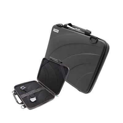 Étui pour ordinateur portable en cuir en PU noir pour Macbook Air EVA